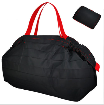 Eco-Friendly Shopping Bags Large Washable Reusable Women dealsniper-net Black 53x48cm