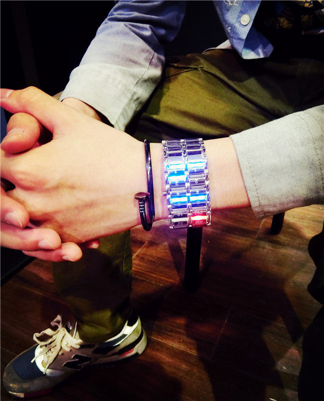 Creative LED Light Men Women Digital Wristwatches Style Jewelry Gym From House