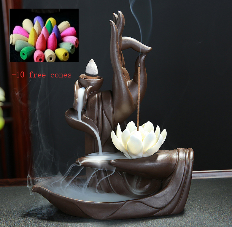 Purple sand back incense burner home indoor aromatherapy furnace Home dealsniper-net