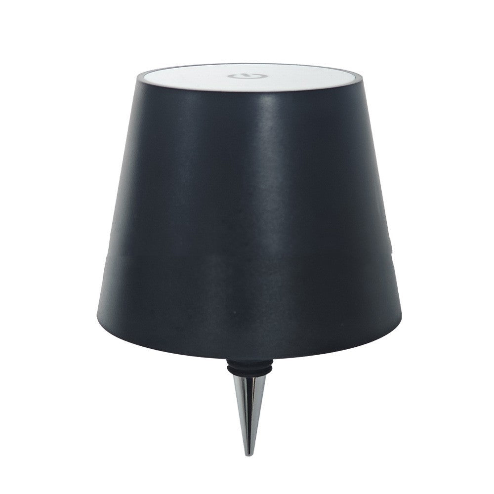 Wireless Desk Lamp LED Creative Wine Bottle Lamp Home Decor DealSniper.net TYPEC Plastic 2000mAh Black Tricolor Light
