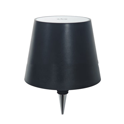 Wireless Desk Lamp LED Creative Wine Bottle Lamp Home Decor DealSniper.net TYPEC Plastic 2000mAh Black Tricolor Light