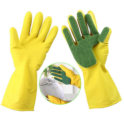 1 Pair Creative Home Washing Cleaning Gloves Garden Kitchen Garden dealsniper-net