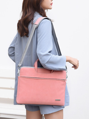 PU Leather Women Laptop Bag Notebook Carrying Case Electronics dealsniper-net