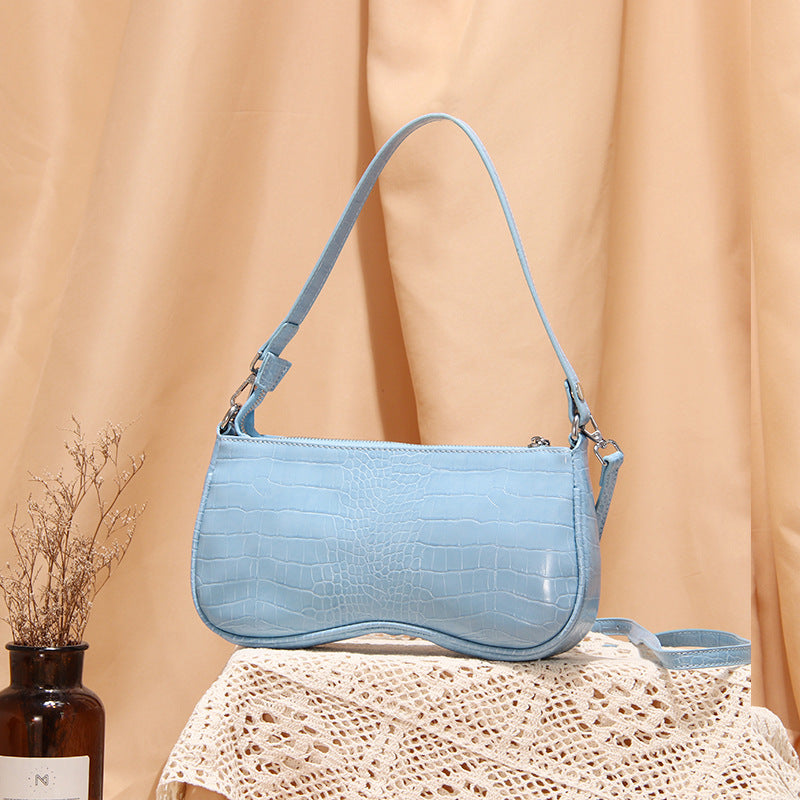 pattern single shoulder bag Women DealSniper.net Blue