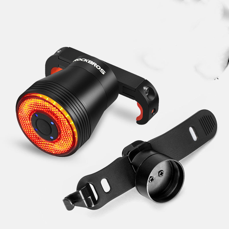 Bicycle Smart Auto Brake Sensing Light IPx6 Waterproof Vehicle DealSniper.net Double bracket
