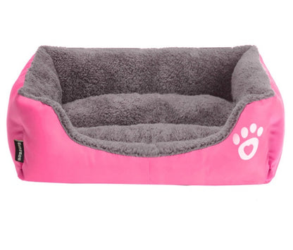 Winter Warm Pet Bed Dog Nest Pets Gym From House Rose red L