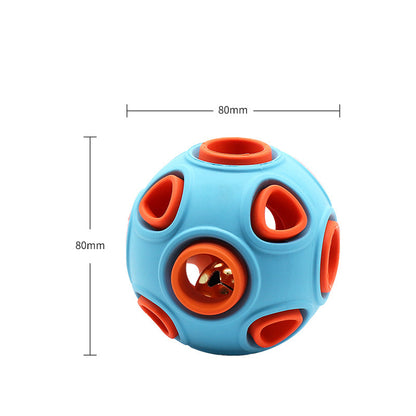 Luminous Sounding Dog Toy Ball Pets dealsniper-net Blue Glow M