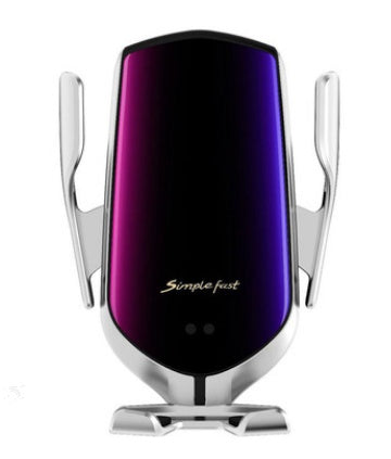 S5 Car Wireless Charging Mobile Phone Bracket Vehicle DealSniper.net Silver