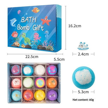 Kids Bath Bombs With Toys Gift Set Kids DealSniper.net