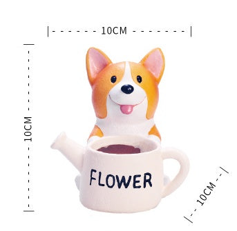Flower Pot Mini Plant Pot Modern Pet Dog Annimal Style Pots Home Decor Gym From House 1