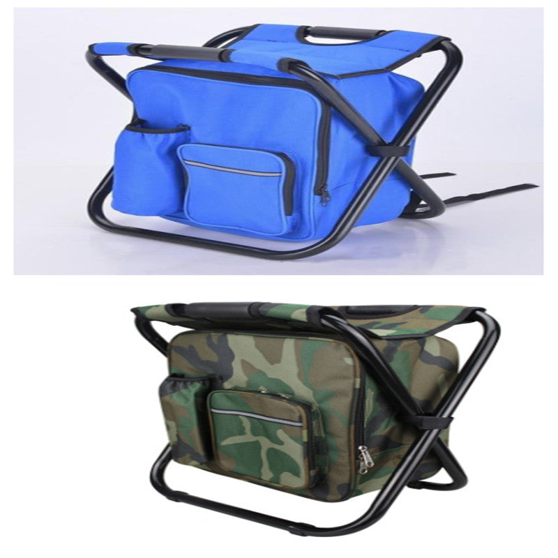 Multifunction Outdoor Folding Chair Ice Cooler Picnic Bags Camping