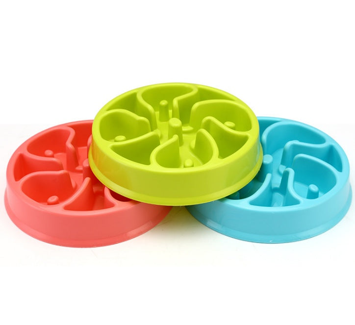 Anti-choke Bowl Plastic Dog Bowl Healthy Feeder Pets dealsniper-net