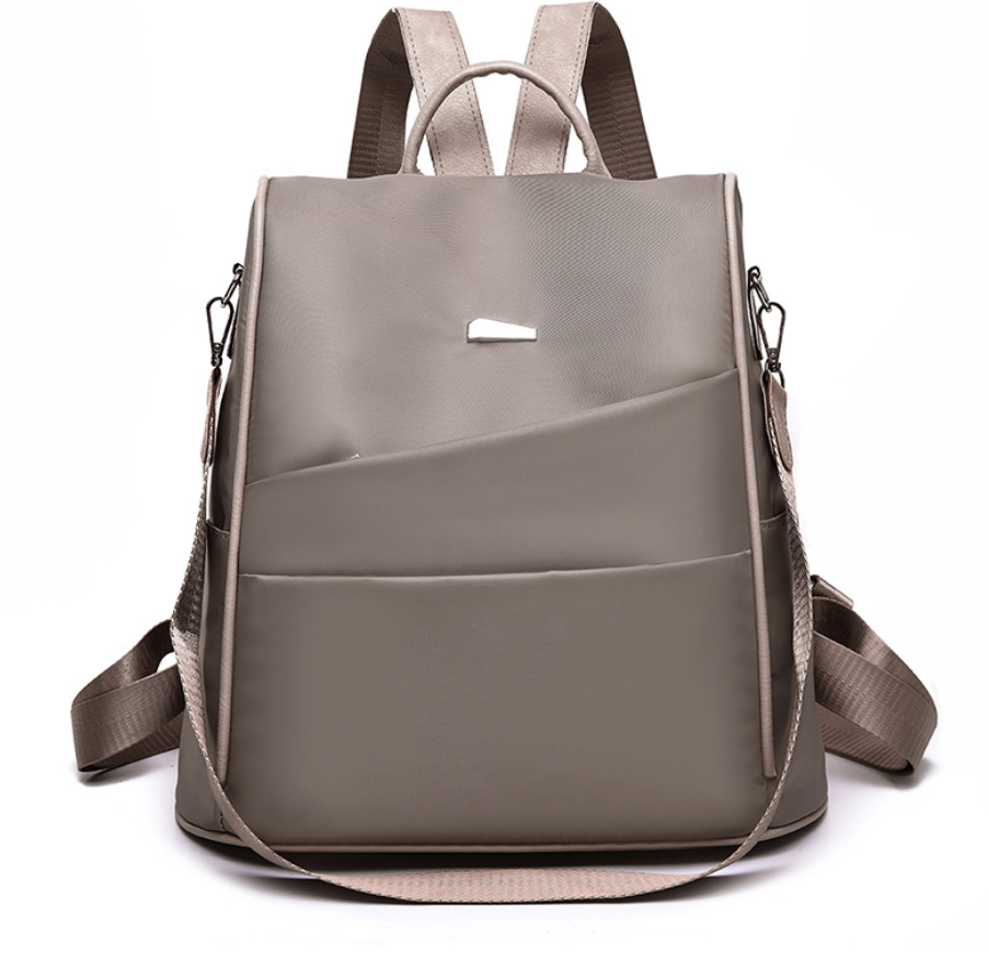Henrietta - Vegan Womens Multifunction Backpack Women DealSniper.net Khaki