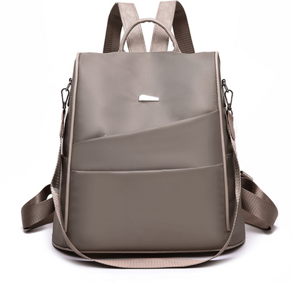 Henrietta - Vegan Womens Multifunction Backpack Women DealSniper.net Khaki