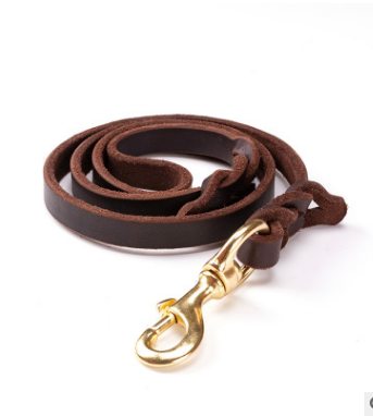 The first layer of leather dog leashes in the large dog chain