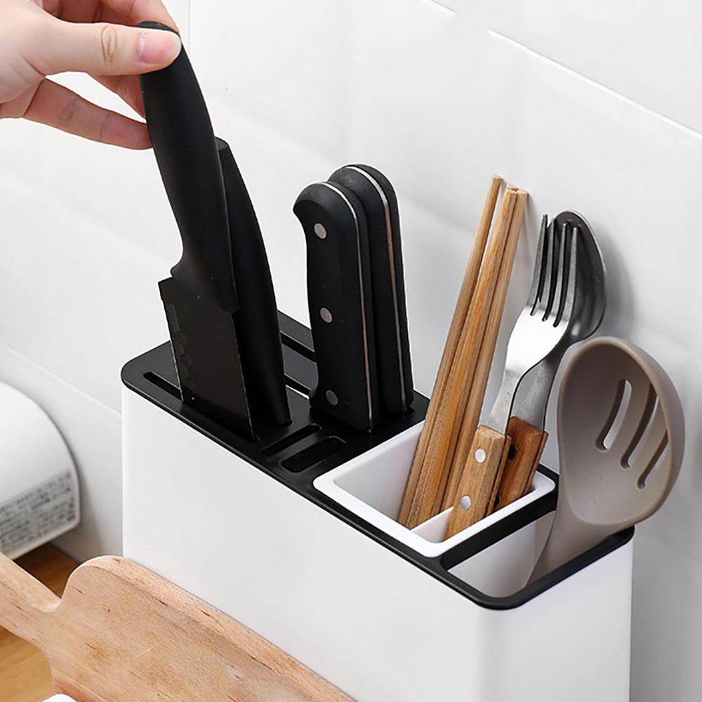 Tableware Storage Holders Kitchen Knife Plastic Storages Racks