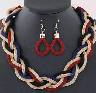 Hand-woven rope necklace chain Jewelry DealSniper.net I