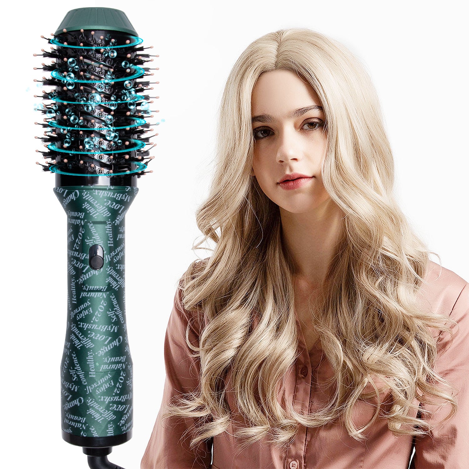 Hair Dryer Brush Hot Air Brush With Enhanced Barrel Beauty DealSniper.net