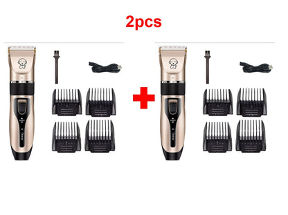 Dog Shaver Pet Teddy Cat Shaving Dog Hair Professional Hair Clipper Pets dealsniper-net Style A 2pcs