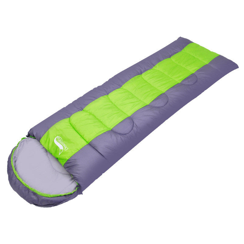 Camping Sleeping Bag Lightweight Warm & Cold Envelope Backpacking Outdoor dealsniper-net Green 1.4kg