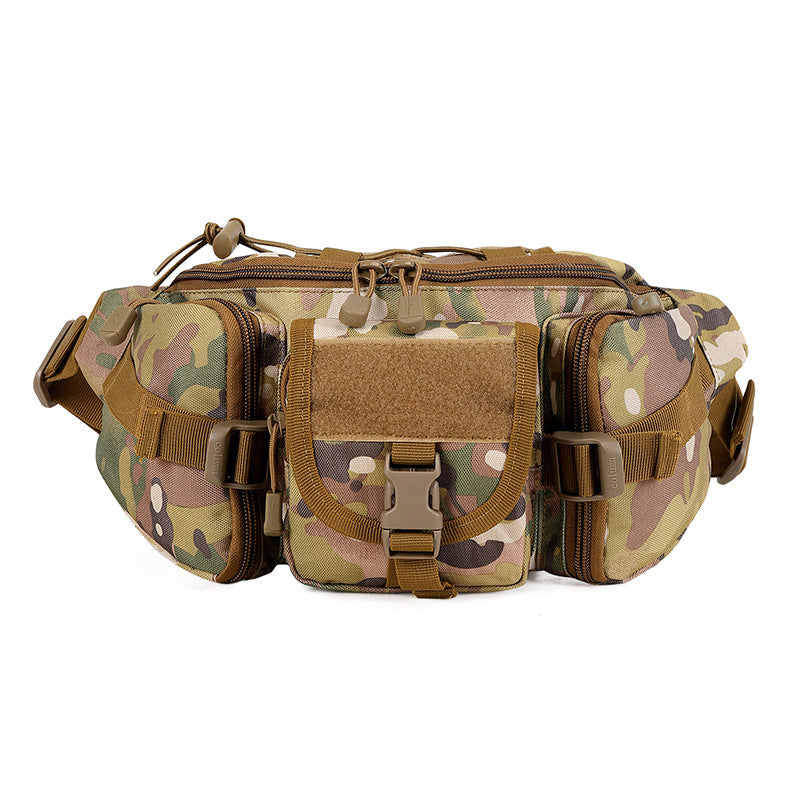 Outdoor military fan tactical belt bag Men dealsniper-net CP camouflage