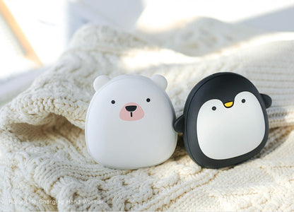 Cute Cartoon Penguin Polar Bear Electric Hand Warmers Heating Pocket Kids Gym From House