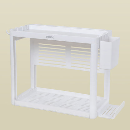 Double-layer kitchen shelf knife rack storage box Kitchen DealSniper.net Flagship
