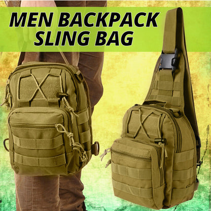 Tactical Chest Bag Backpack Military Sling Shoulder Fanny Pack Cross Body Pouch Men DealSniper.net