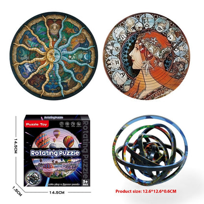 Rotating Puzzle Decompression 3D Educational Toys Kids DealSniper.net Twelve Palace