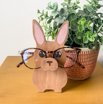 Animal Spectacle Frame Wooden Fox Glasses Storage Holder Deals dealsniper-net ZJ192204062