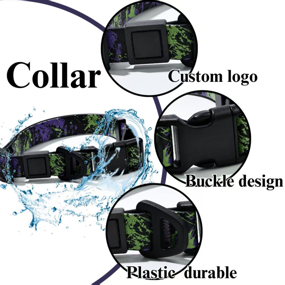 UV Printing Camouflage Embossed Pet Leash Set Is A Perfect Combination Pets dealsniper-net
