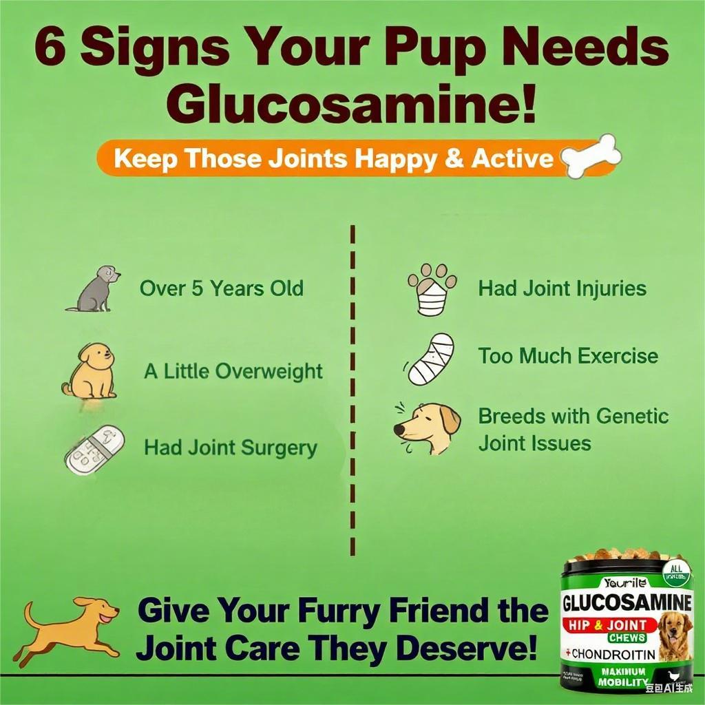 Youmile Hip & Joint Health Supplement For Dogs 120 Chews Pets Gym From House