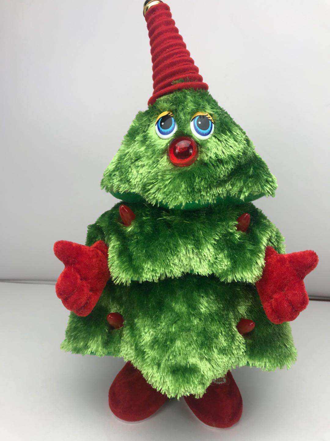 Electric Plush Toy Christmas Tree Can Sing And Dance Electric Toys