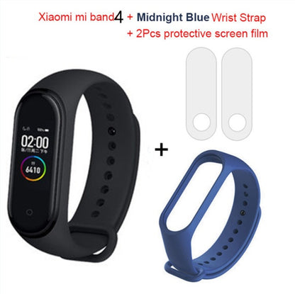 Global Version Xiaomi mi band 3 Fitness Tracker Smart Bracelet Jewelry Gym From House Bande 4+blue