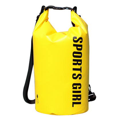 Floating Waterproof Dry Bag 15L Dry and Wet Separation Design Outdoor dealsniper-net Yellow