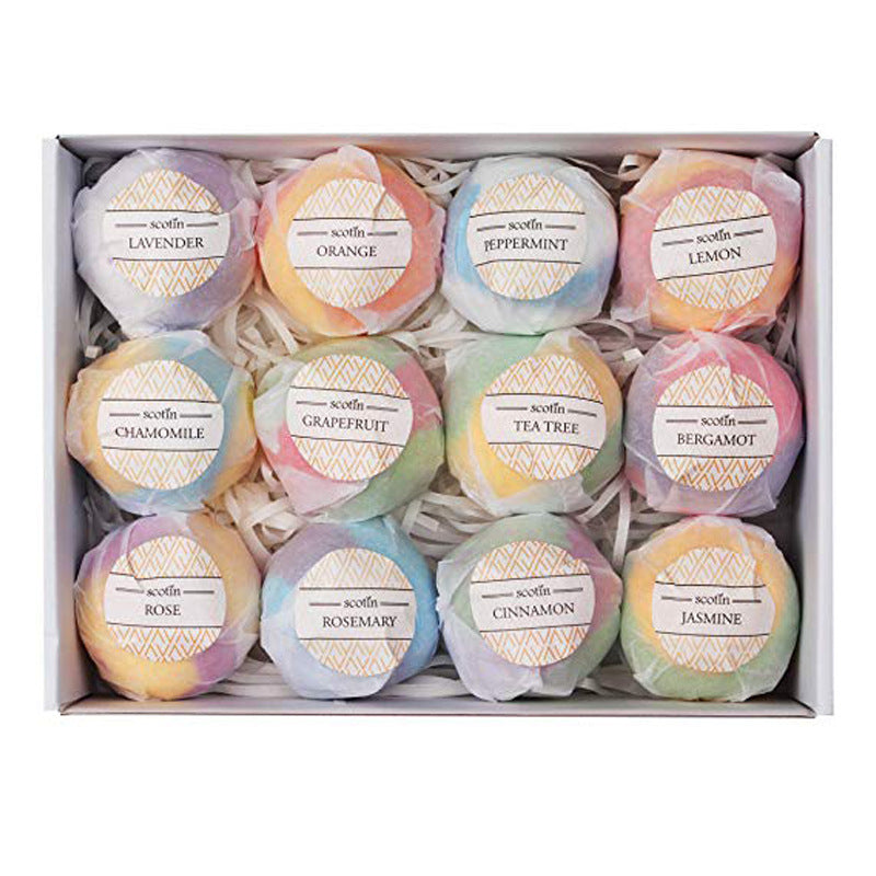 Bath Bombs Ball Explosion Salt Ball Gift Box Kids Gym From House
