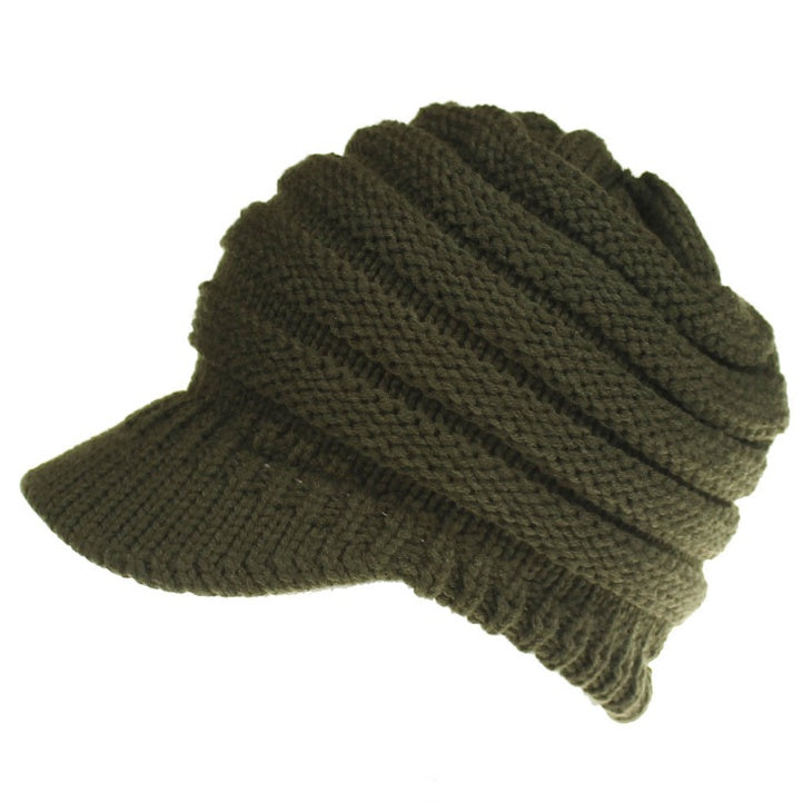 Women Ponytail Beanies Autumn Winter Hats Female Women dealsniper-net