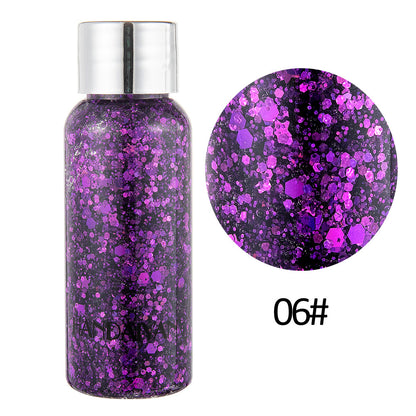 Eye Glitter Nail Hair Body Face Glitter Gel Art Heart Loose Sequins Beauty dealsniper-net Purple