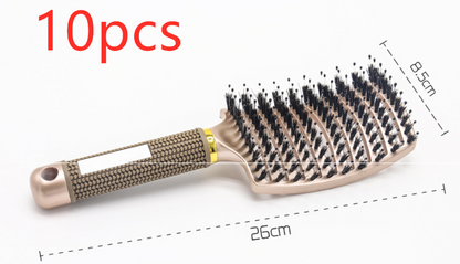 Hairbrush Anti Klit Brushy Haarborstel Women Detangler Hair Brush Bristle Nylon Scalp Massage  Teaser Hair Brush Comb