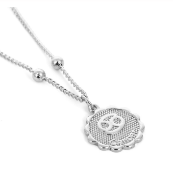 Constellation necklace Jewelry dealsniper-net Silver Cancer