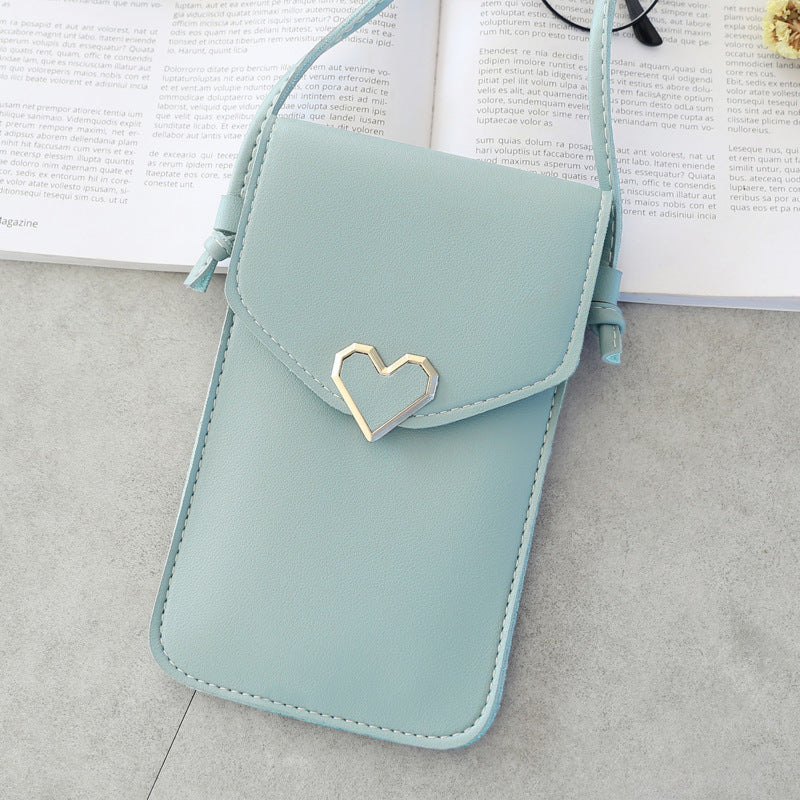 Crossbody Touch Screen Mobile Phone Bag Mini Bag Women DealSniper.net Blue