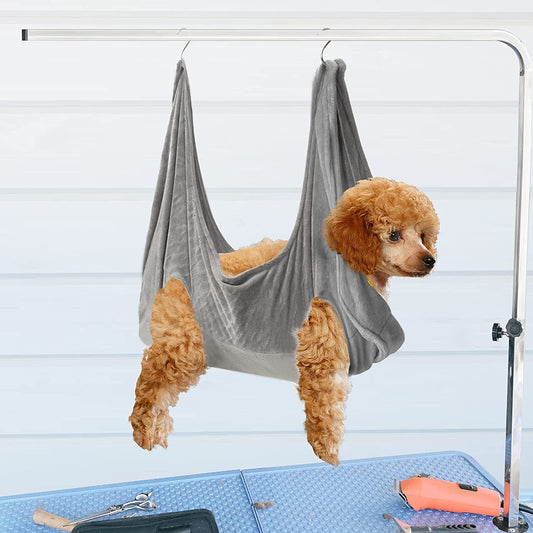 Dog Grooming Hammock, Nail Trimming Helper, Dog Grooming Harness Pets Gym From House