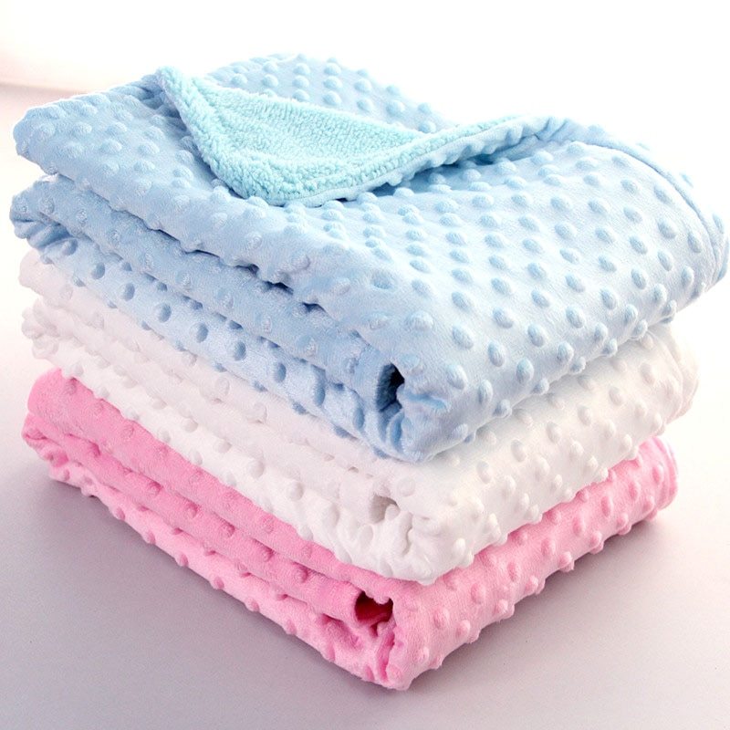 Polar Dot Baby Blanket Blanket Newborn Baby Swaddle Wrap Kids dealsniper-net