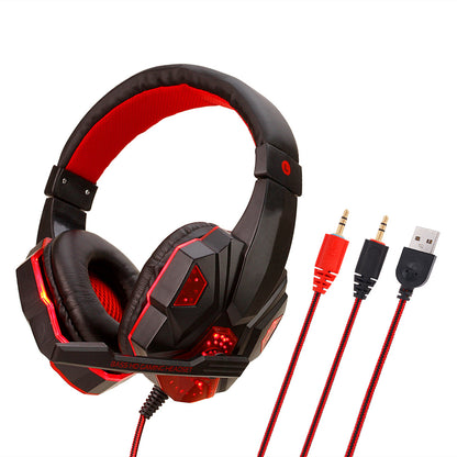 headphones Gadgets dealsniper-net Black red