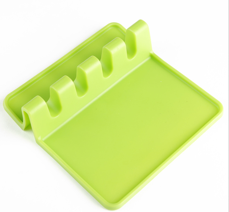Kitchen Silicone Spoon Pad Spatula Mat Kitchen dealsniper-net Green
