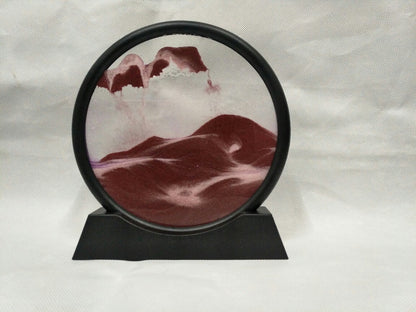 Glass Craft Gift Creative 3D Dynamic Art Quicksand Painting