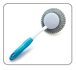 Plastic Cleaning Brush Degreasing Dishwashing Brush Kitchen DealSniper.net Blue