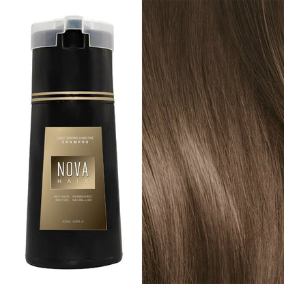 Hair Dyeing Hair Care Shampoo Natural Fast White Hair Dyed Beauty dealsniper-net B Light Brown 200ml 1PCS