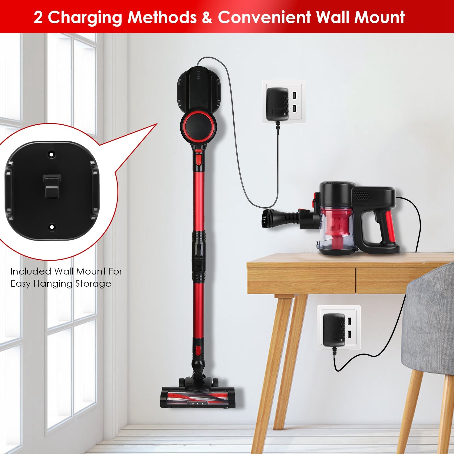 Cordless Vacuum Cleaner Lightweight Handheld Vacuum House Gym From House
