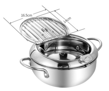 Stainless Steel Telescopic Folding Basket Frying Basket